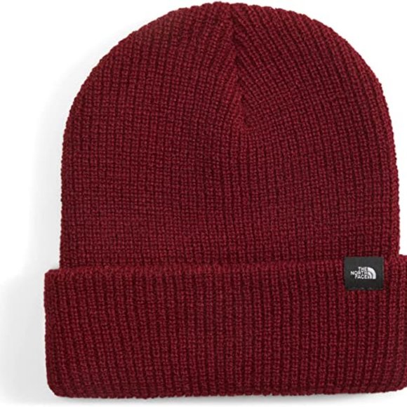 The North Face TNF Beanie  Cordovan color  Made in USA  .Unisex  NEW - Picture 3 of 3